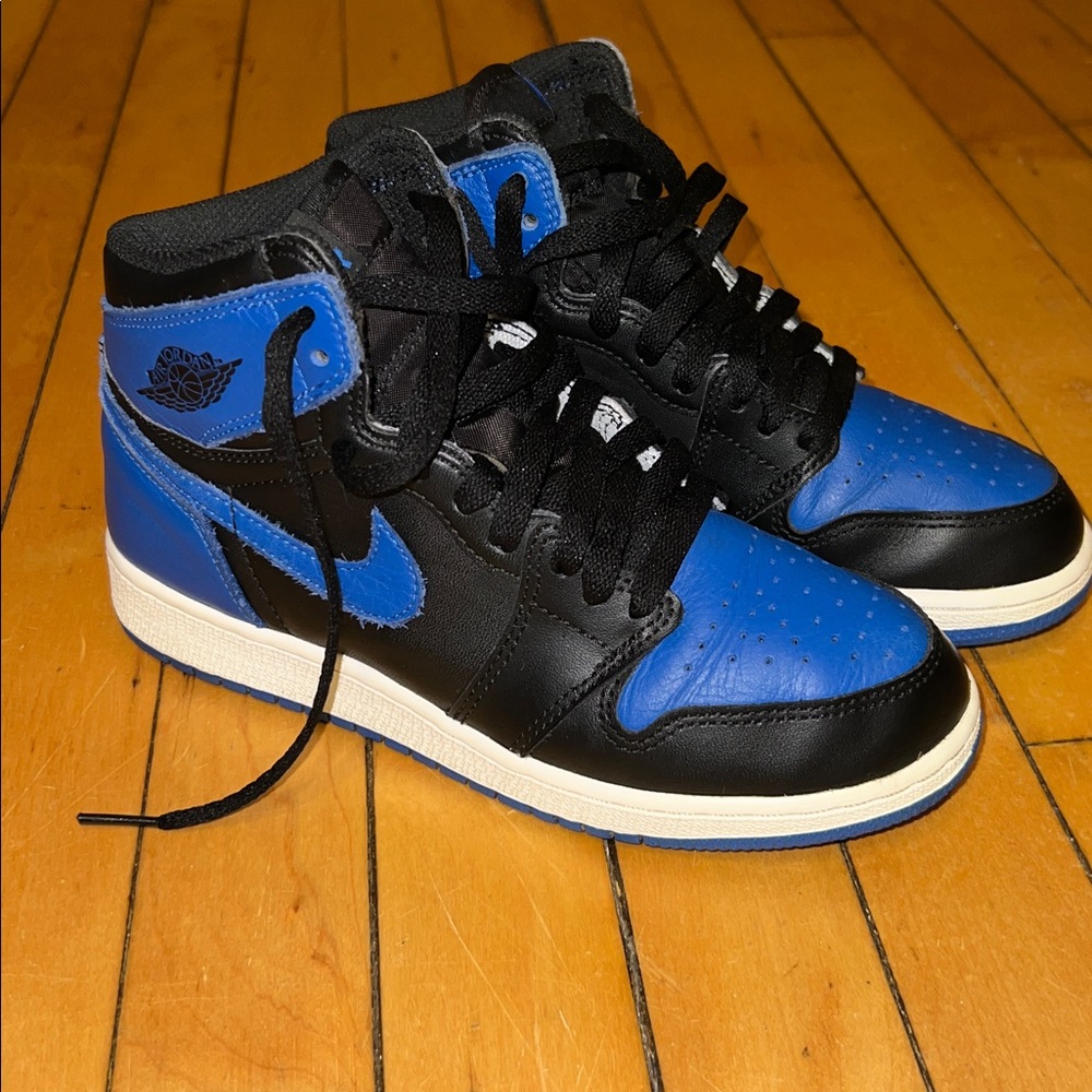 Air Jordan Retro 1 Royal Blue High OG 575441 007 sz 4.5Y No Box Rare